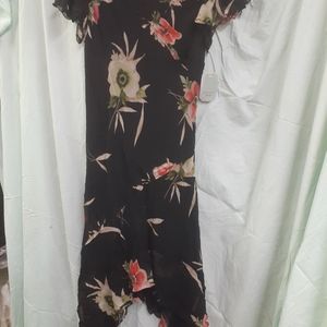 Cute black floral dress